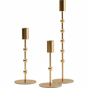 Magnifique bougeoir en métal noir au design fabuleux pour la décoration intérieure, support circulaire en fer pour bougies chauffe-plat, centre de table géométrique, cadeau en promotion - Product Image 3