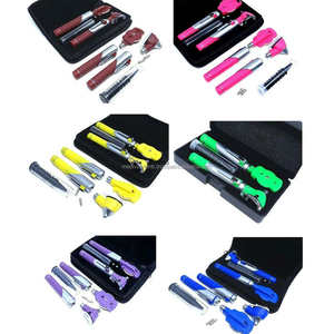 Set de Diagnóstico Veterinario con Otoscopio y Oftalmoscopio Naranja, Certificado CE, de Acero Inoxidable, Eléctrico y Duradero, para Examen de Oídos y Ojos de Animales - Product Image 6