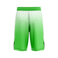 Shorts de basketball personnalisés pour hommes, sublimation intégrale, respirants, anti-humidité, séchage rapide, vêtements de sport pour équipes athlétiques