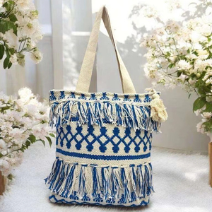 Bolso Bandolera de Yute Personalizado, Bolso de Hombro Ligero y Moderno para Uso Casual y de Viaje - Product Image 1