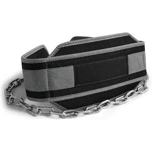 Oem Custom Hot Sell Breathable Neoprene Dip Belt Steel <b>Chain</b> Weight Lifting Belt Professional Protection 13mm Thickness Box - Product Image 2
