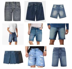 Shorts en jean pour hommes coupe bootcut, nouvelle mode, tissés, taille mi-haute, 100% coton, personnalisables, vente en gros, meilleure vente - Product Image 1