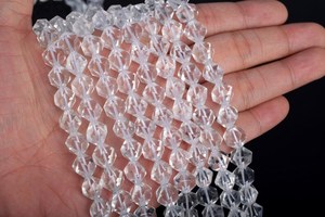 ลูกปัดคริสตัลควอตซ์ทรงดาวเจียระไน ลูกปัดพลอยธรรมชาติแบบหลวม ขายส่งจำนวนมากสำหรับทำเครื่องประดับ - Product Image 3