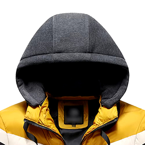 Blouson matelassé standard chaud d'hiver, professionnel, respirant, imperméable, à manches longues, pour hommes et femmes, avec logo frontal et col montant - Product Image 2