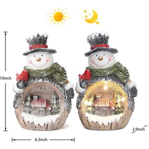 Decorazioni Natalizie con Luci a Forma di Pupazzo di Neve - Product Image 2