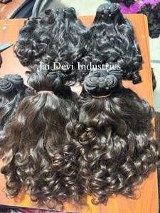 Lots de Cheveux Humains Naturels Bruts Bouclés pour Bébés, Cheveux Indiens Bouclés Alignés dans le Sens de la Cuticule, Cheveux Vietnamiens Bouclés, Cheveux Birmans Bouclés, Cheveux Bouclés Volumineux, Livraison Directe - Product Image 6