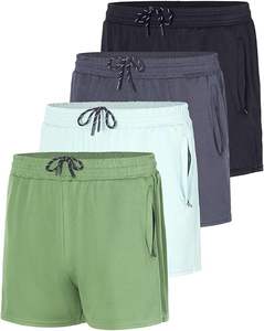 Shorts de plage et de sport pour hommes personnalisés de haute qualité, taille mi-haute, décontractés, en tissu tissé, avec cordon de serrage et motif imprimé - Product Image 6