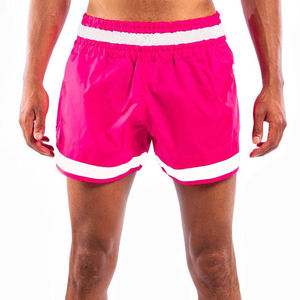 Shorts de sport pour hommes, dernier design, en tissu extensible polyester et spandex, vêtements de sport tendance. - Product Image 1