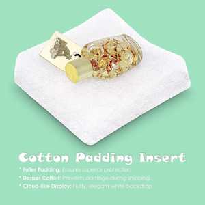 Cajas de Regalo de Papel Kraft con Logotipo Personalizado, con Tapa y Relleno de Algodón, Caja de Embalaje para Joyería Marrón - Product Image 4