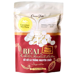 ช็อกโกแลตแท้คุณภาพสูง ขายส่งแบบ OEM/ODM สำหรับร้านเบเกอรี่ ใช้ช็อกโกแลตขาวแท้ฮาลาล 40% โกโก้ 1 กิโลกรัม สำหรับทำบิสกิต - Product Image 1