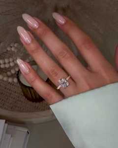 Bague de fiançailles en diamant, or massif 14K 18K, halo inversé, pavé serti, solitaire 3 carats, taille coussin, diamant de laboratoire certifié IGI, prix d'usine - Product Image 2