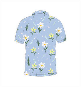 เสื้อโปโลพิมพ์ลายดอกไม้แบบกำหนดเอง แขนสั้น สวมใส่สบาย เหมาะสำหรับกอล์ฟ เทนนิส ชุดทีมฤดูร้อน - Product Image 5