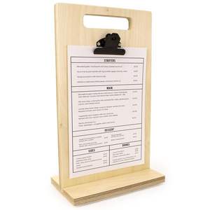 Marco de Menú Rectangular de Madera Hecho a Mano para Bodas y Ramadán, para Restaurantes y Cafés |   Marco de Exhibición de Menús Ecológico de Alta Calidad | - Product Image 2