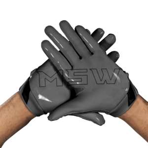 Gants de football en latex imperméables à écran tactile, design personnalisé, qualité supérieure, vente en gros, unisexes, pour adultes, pour l'extérieur - Product Image 2