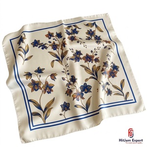 Écharpe bandana imprimée, service d'étiquetage blanc, haute qualité, légère, fabricant textile OEM ODM, tissu personnalisé Bali - Product Image 1