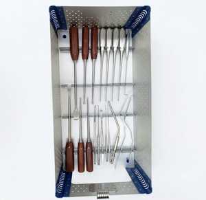 Ensemble d'instruments chirurgicaux de haute qualité pour la colonne lombaire avec boîte de stérilisation, en acier inoxydable allemand, réutilisable et autoclavable - Product Image 5