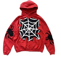 Erkek Kalın Kumaşlı Kapüşonlu Sweatshirt Özel Toplu Siparişler DTF Vinil Etiket Baskılı Kalın Polar İşlemeli Cepli Sokak Stili