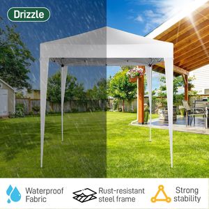 Gazebo Pieghevole Portatile 6.5x6.5ft per Campeggio e Patio, Montaggio Facile - Product Image 4