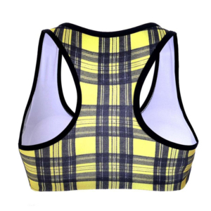 Custom Sublimation Printed Breathable Four-Way <b>Stretch</b> High Support Plus Size Women's Yoga Gym Sports <b>Bra</b> with Front Logo - Product Image 3