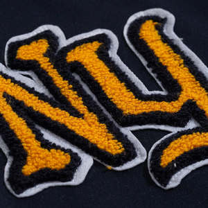 Vestes de baseball style hip-hop urbain pour hommes et femmes, vente en gros d'usine, sweat-shirts surdimensionnés personnalisés brodés - Product Image 6