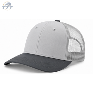 Gorra Trucker de Malla de 6 Paneles Personalizada al por Mayor OEM ODM, Gorra Snapback Deportiva de Algodón y Poliéster para Exteriores, Sin Estructura, Proveedor Directo - Product Image 2
