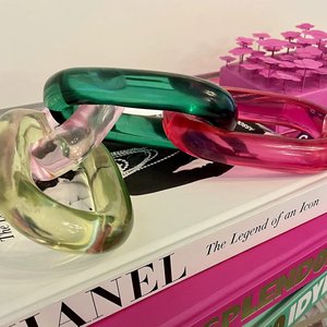 Décor mural moderne personnalisé en bois avec chaîne à ressort, fait main, style Art Déco, ornemental, pour la maison, prêt pour mariage et festival Diwali - Product Image 1