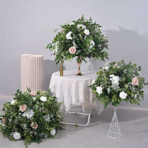 Centros de Mesa de Boda Modernos y Románticos de Seda de Alta Calidad, Decoración con Bola de Flores Artificiales |   Horti Club - Product Image 5