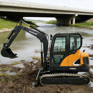 Excavateur sur chenilles de 6 <span class=keywords><strong>tonnes</strong></span> de fabrication chinoise KAISAN | Moteur <span class=keywords><strong>Yanmar</strong></span> Diesel avec godet haute capacité - Product Image 1