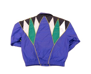 เสื้อแจ็คเก็ตกันลมโพลีเอสเตอร์สีวินเทจ 100% แบบคอตั้ง ซิปหน้า น้ำหนักเบา สำหรับผู้ชาย - Product Image 2