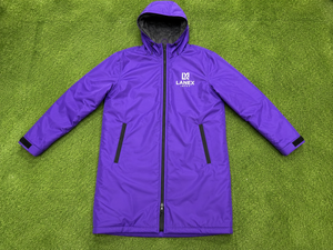 Custom Kids Waterproof Swim Parka Jacket with Hood | Windproof Fleece Lined Long Changing <b>Robe</b> <b>Coat</b> for Swimming Surfing & Beach - Product Image 6