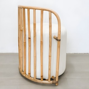 Natural makeup <b>table</b> with foldable mirror best rattan vanity <b>tables</b> <b>for</b> bedroom wardrobe <b>dressing</b> from professional factory - Product Image 5
