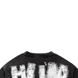 Men's Black Oversized <b>Crop</b> <b>T</b>-<b>Shirt</b> Short Sleeve Printed Graphic O-Neck Street Style Jersey Cotton Chucky Character Design - Product Image 2
