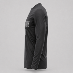 Maillot de football à manches longues pour homme, col rond, sublimation, polyester respirant, impression du nom de l'équipe, coupe ajustée, toutes saisons - Product Image 2