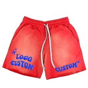 Custom Logo Women's Shorts Black Green <b>Drawstring</b> Waist Casual Knitted Cotton Breathable Eco-Friendly Quick Dry Fit Regular High - Product Image 4