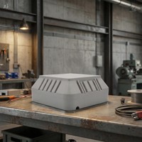 Boîtier de distribution OEM en plastique ABS poli 90x83x34mm avec détection de température et d'humidité, indice de protection IP54, modèle AK-N-13, marque personnalisée