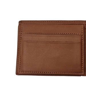 Portefeuille en cuir pleine fleur de vachette marron de haute qualité pour hommes, avec logo personnalisé, style audacieux - Product Image 3