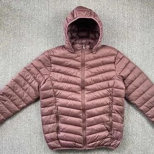 Chaqueta Acolchada con Capucha para Hombre, Ligera, Cortavientos, Informal, de Otoño, con Relleno de Poliéster, Cierre de Cremallera, Color Sólido, Corte Regular - Product Image 2