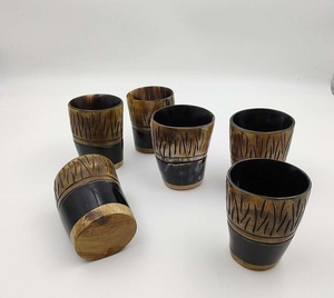 Coupe en corne de bœuf de qualité supérieure, style viking, idéale pour les fêtes, les mariages ou la décoration rustique de la maison, cadeau pour le mead/le vin/la bière - Product Image 4