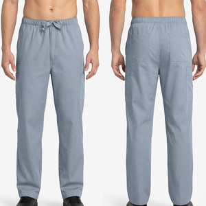 Pantalón de Trabajo Verde Menta para Hombre, 180 GSM, Tela Elástica de Polialgodón, Bolsillo Tipo Cargo, Bordado Personalizado, Logotipo Serigrafiado, Uniforme - Product Image 2
