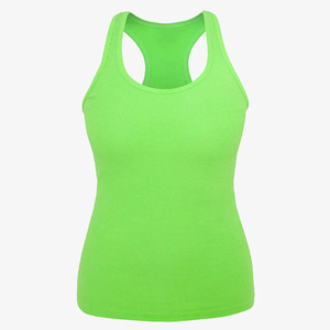 Venta al por mayor: Nuevas camisolas sin mangas de punto transpirables para mujer, estilo casual de verano, con almohadillas fijas. - Product Image 6