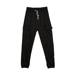 Pantalones deportivos de mujer personalizados de cintura alta con forro polar, cintura elástica, cremallera, ecológicos, de ajuste holgado, informales y de frente liso - Product Image 6