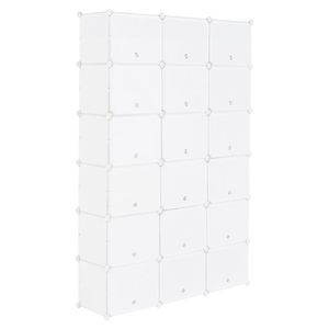Scarpiera Moderna Espandibile a 12 Livelli per 72 Paia, Armadio Contenitore a Torre con 36 Scomparti per Tacchi, Stivali e Ciabatte - Product Image 4