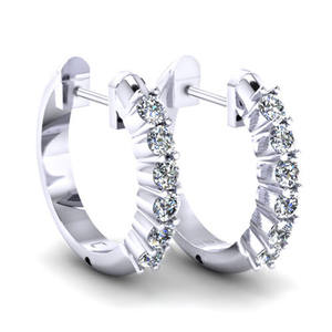 ต่างหูห่วงทองคำ 18K - Product Image 2