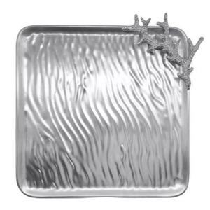 Aluminium Decorative <b>Trays</b> With Handle Modern Design Commercial Use Eco Friendly Metal Serving <b>Tray</b> Restaurant Supplies - Product Image 4
