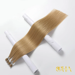Extensions de cheveux naturels vierges Remy vietnamiens OEM ODM, pointe en I, kératine, double épaisseur, nano anneaux, toutes couleurs - Product Image 5