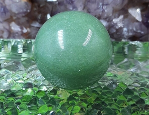 Green Aventurine Polished <b>Crystal</b> Sphere-Meditation Wedding Decoration Gift & Home Decor-Fashion Trend - Product Image 1