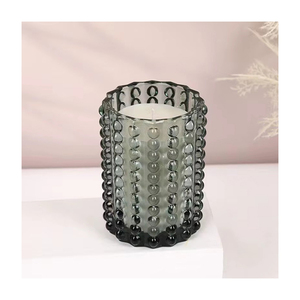 <b>Bulk</b> Supply Elegant Polka Dot Glass Jars for <b>Candle</b> Making and Modern Interior Decoration - Product Image 5