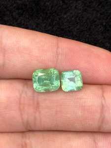 Turmalina verde menta natural facetada de Afganistán, perfecta para la fabricación y diseño de joyas. - Product Image 3