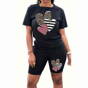 Vêtements décontractés d'été pour femmes sur mesure, taille plus, longueur genou, de haute qualité et à séchage rapide, ensemble d'été pour femmes - Product Image 6