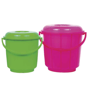 Un seau en plastique 25L qui est livré avec une poignée pour un transport facile avec couvercle disponible en bonne qualité - Product Image 1